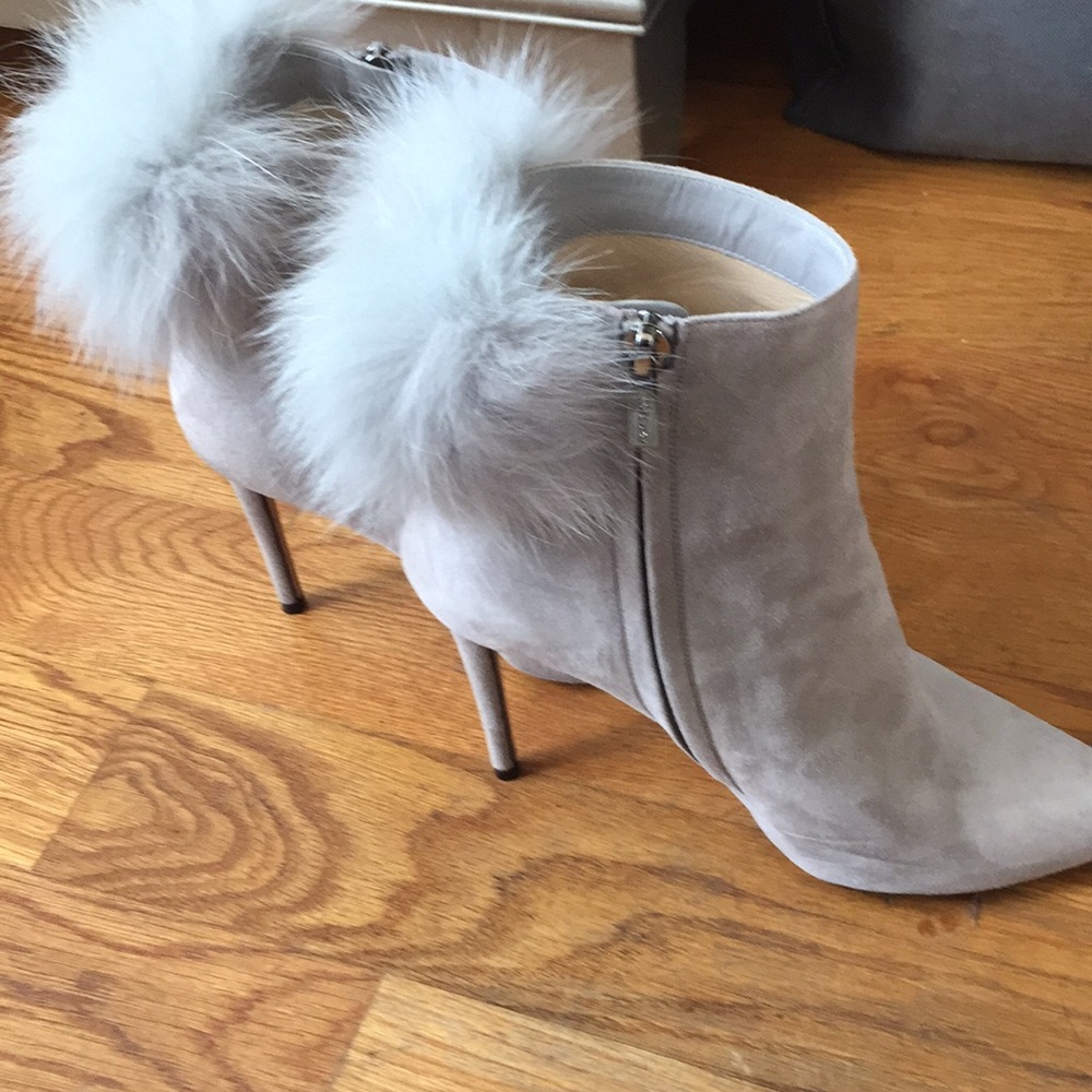 Jimmy Choo Grey suede tesler boot/booties US size8 - Picture 4 of 4